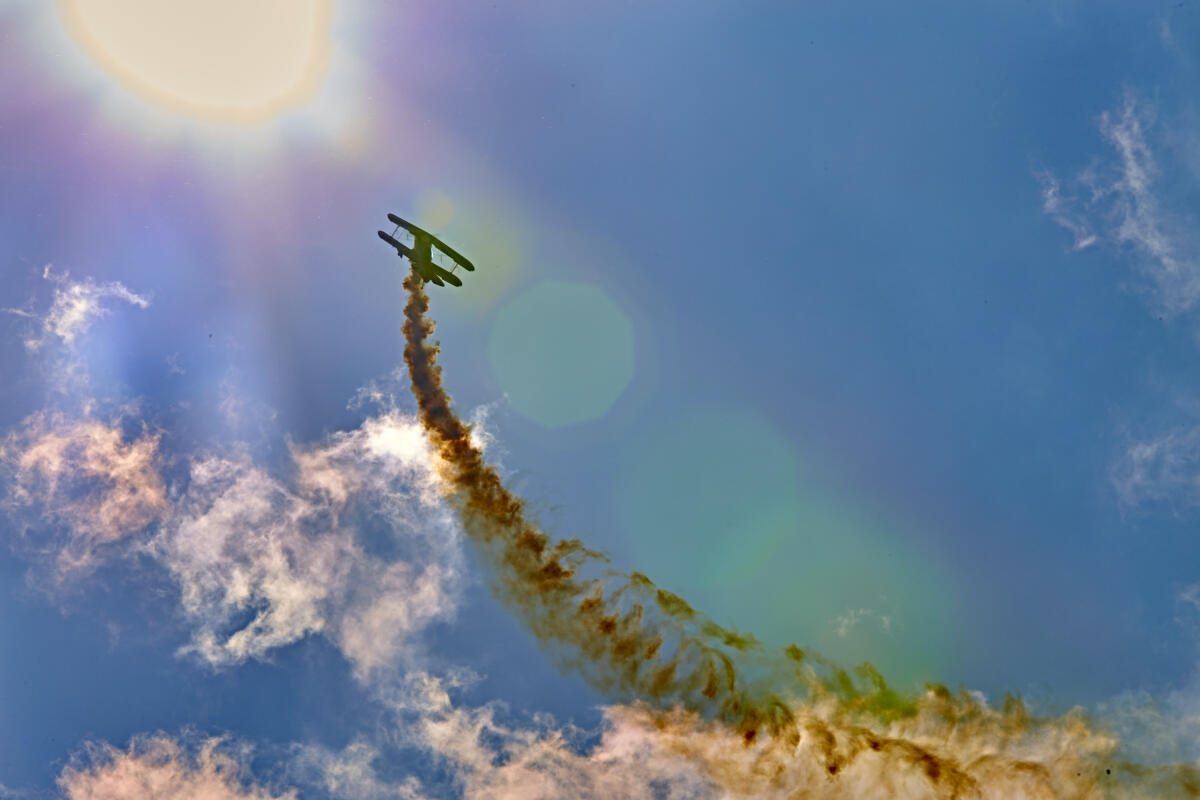 Beim Flugerlebnistag auf der Irpfel gab es seit jeher viel zu bestaunen für Flugbegeisterte, wie hier im Jahr 2023. 