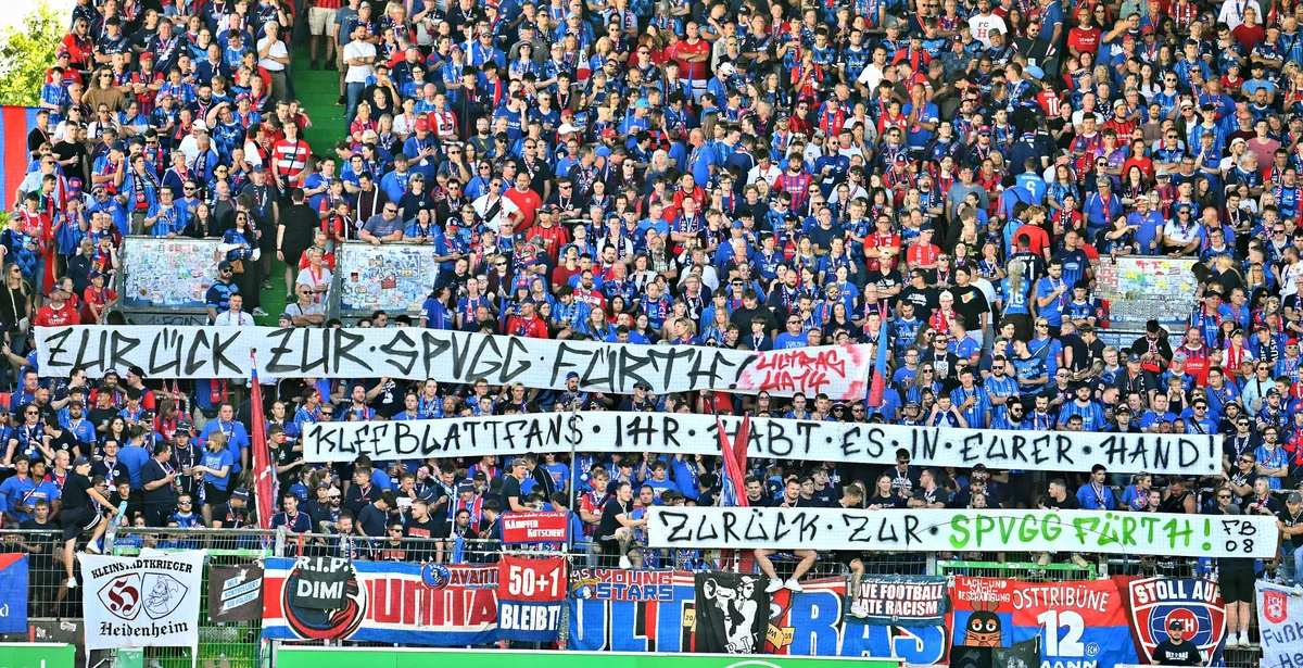 SpVgg Greuther Fürth – FC Heidenheim Die Heidenheimer Fans haben ihre Empfehlung für die Abstimmung bei der SpVgg bereits abgegeben.