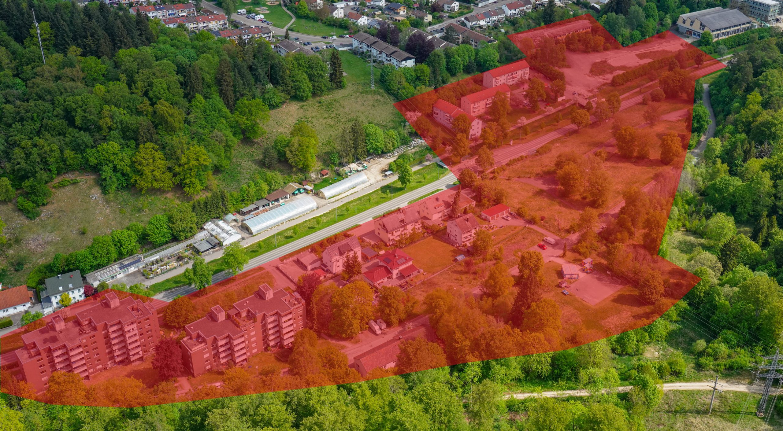 Mehr als acht Hektar umfasst das Areal, in dem das neue Wohngebiet entstehen soll, das von der Giengener Straße durchschnitten wird.
