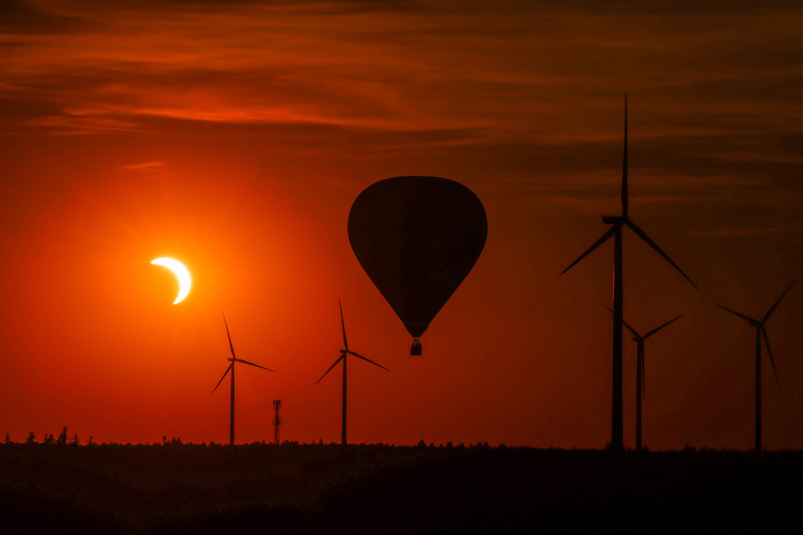 Sonnenfinsternis 2026, BSC Hellenstein mit dem Heißluftballon auf Eclipse-Fahrt, Ballonfahrer