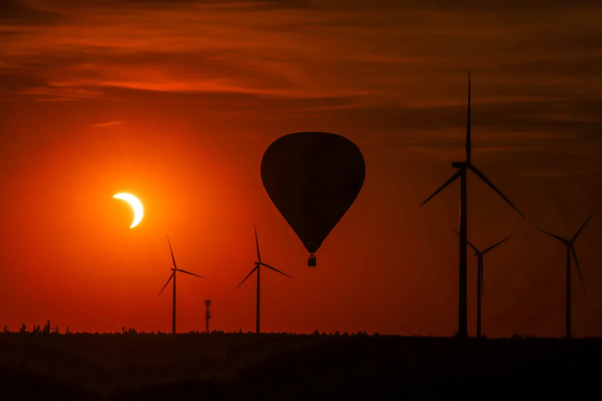 Sonnenfinsternis 2026, BSC Hellenstein mit dem Heißluftballon auf Eclipse-Fahrt, Ballonfahrer