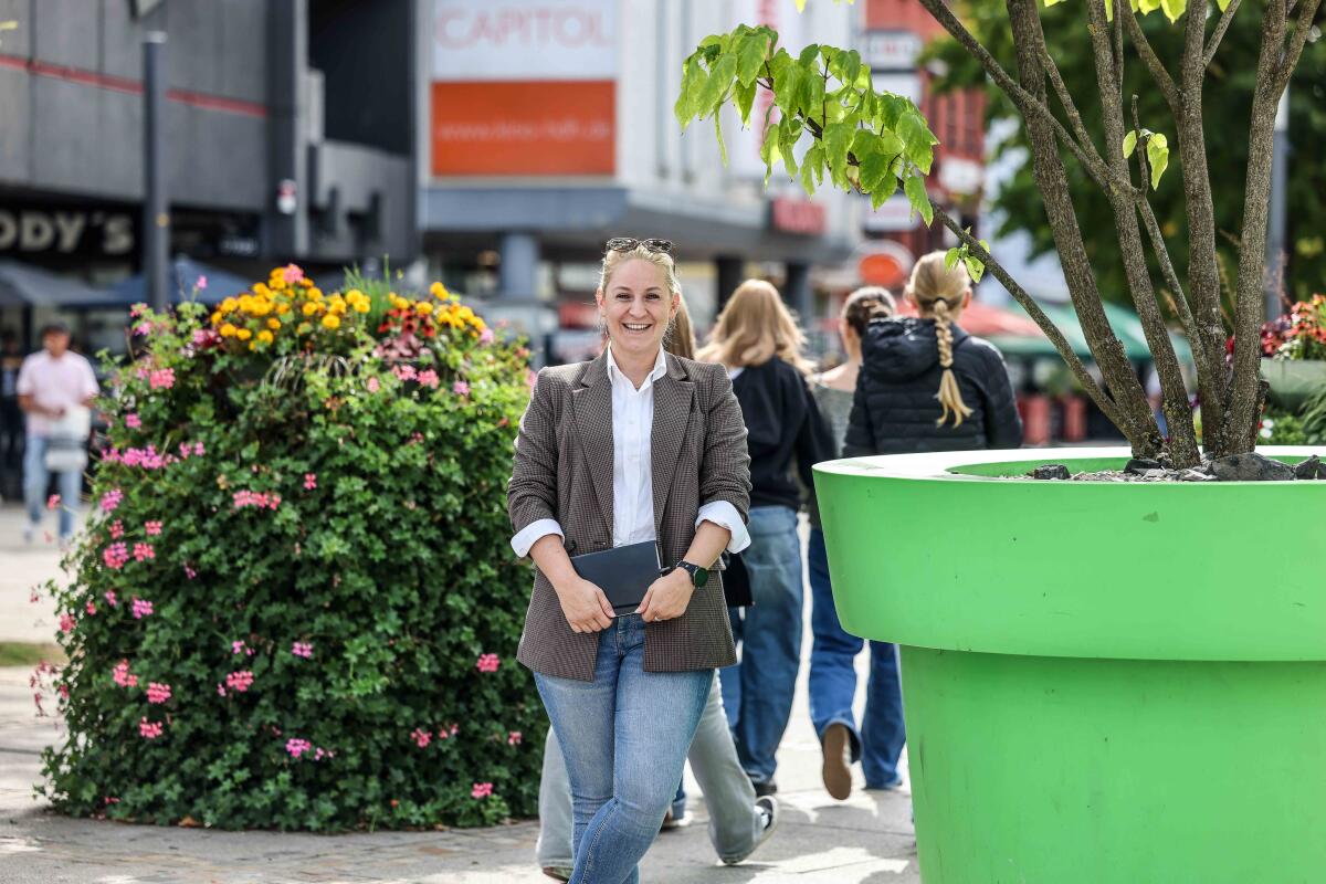 Solveig Lüthje ist als City-Managerin für die nächsten Monate in Heidenheim aktiv.