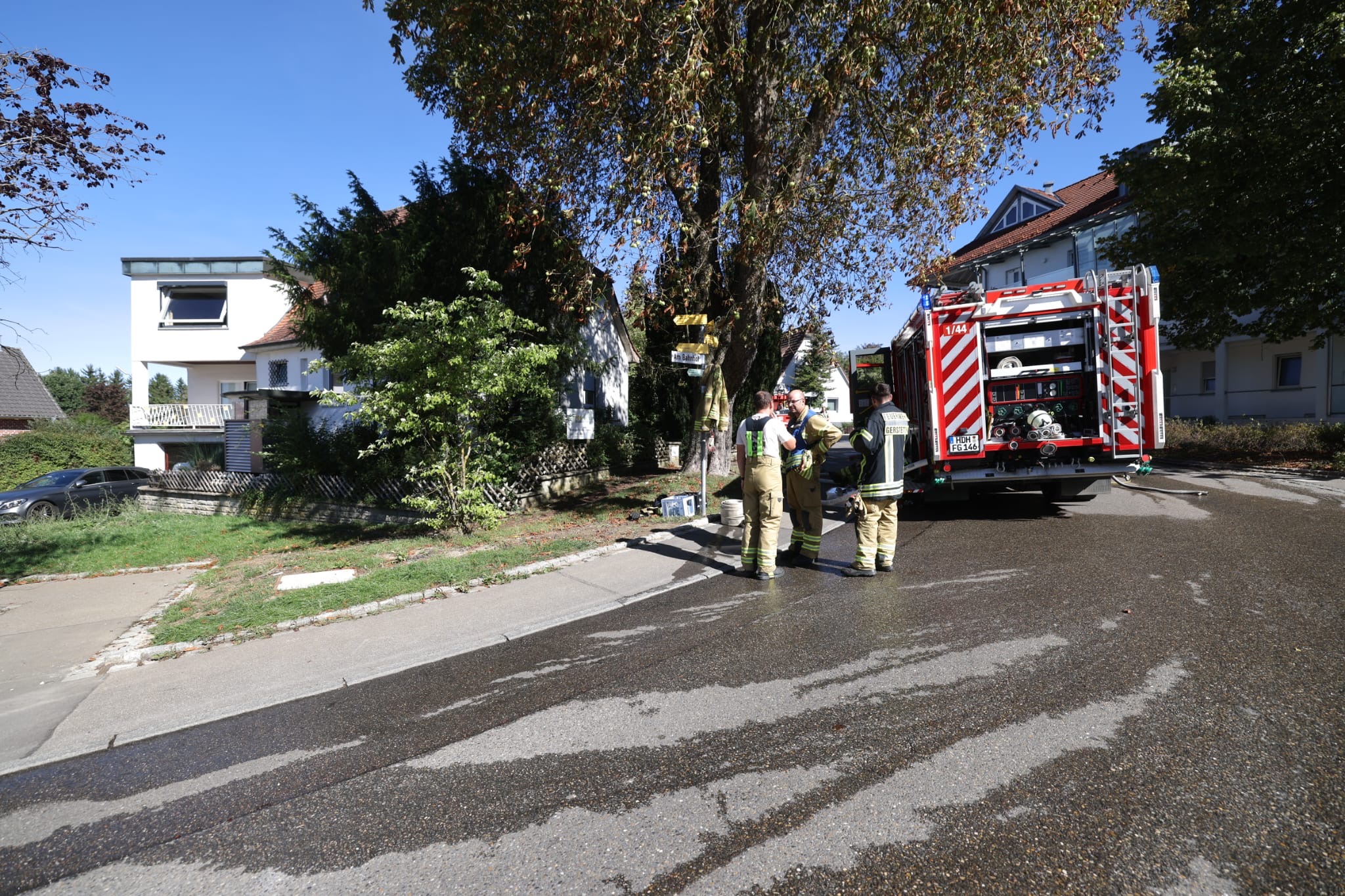 Feuerwehreinsatz in Gerstetten am Freitagnachmittag.