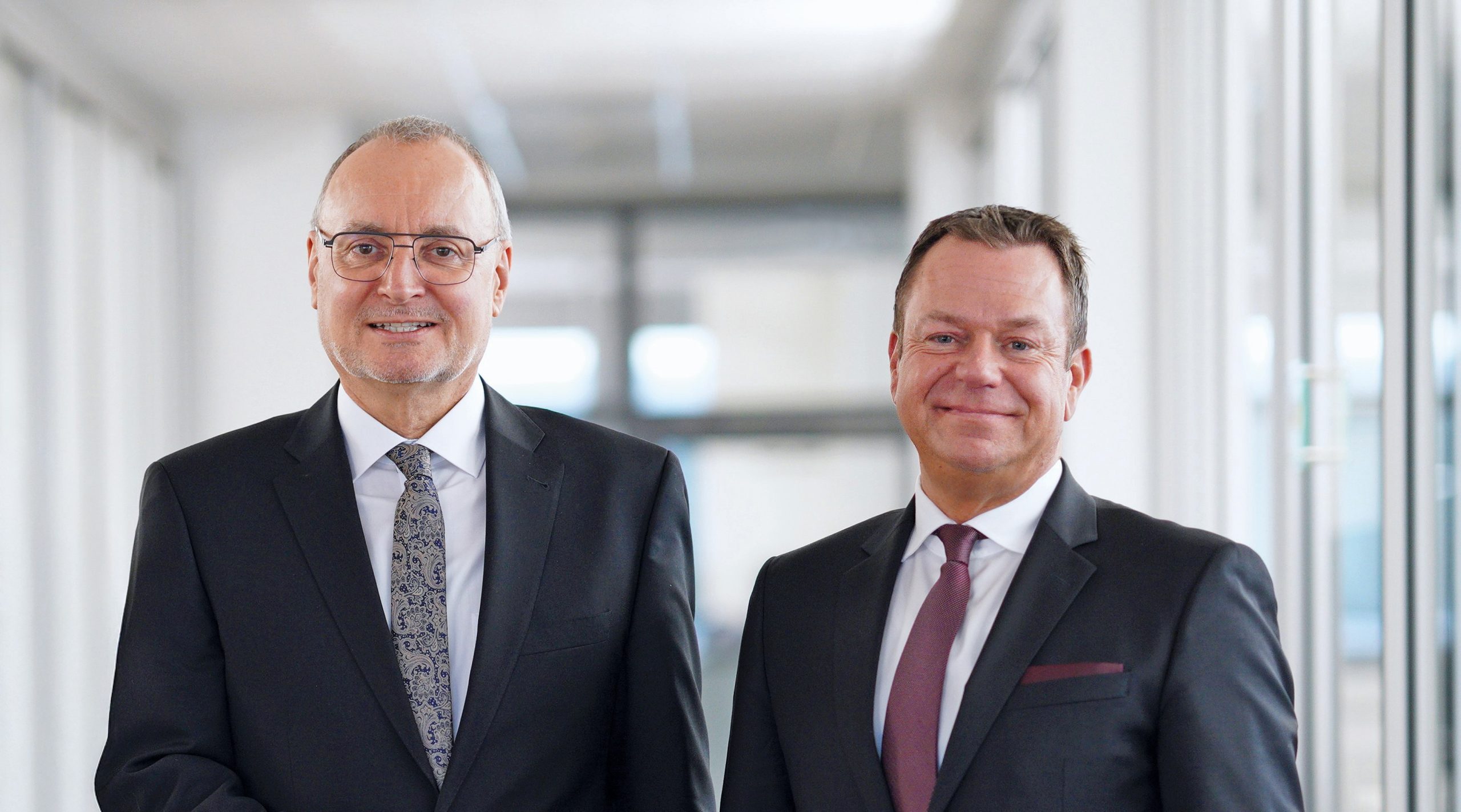Berichteten von einer erfolgreichen Entwicklung der Heidenheimer Kreissparkasse: der Vorstandsvorsitzende Dieter Steck (links) und sein Stellvertreter Thomas Schöpplein.
