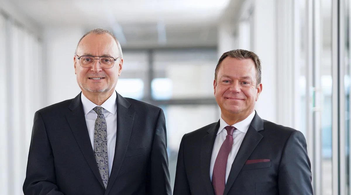 Berichteten von einer erfolgreichen Entwicklung der Heidenheimer Kreissparkasse: der Vorstandsvorsitzende Dieter Steck (links) und sein Stellvertreter Thomas Schöpplein.