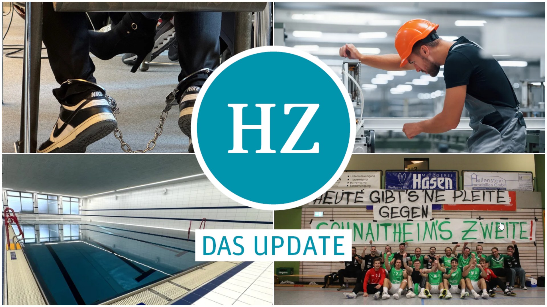 Urteil gegen drei Gewalttäter, Wirtschaftslage in Ostwürttemberg, Schwimmbad in Giengen und Handball-Derby in Schnaitheim. 