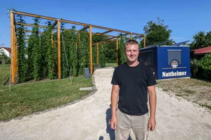 Ochsengarten, Maximilian Schlumberger, Nattheim, Super zufrieden mit der Resonanz auf die Veranstaltungen im Park: Maximilian Schlumberger von der Privatbrauerei Schlumberger.