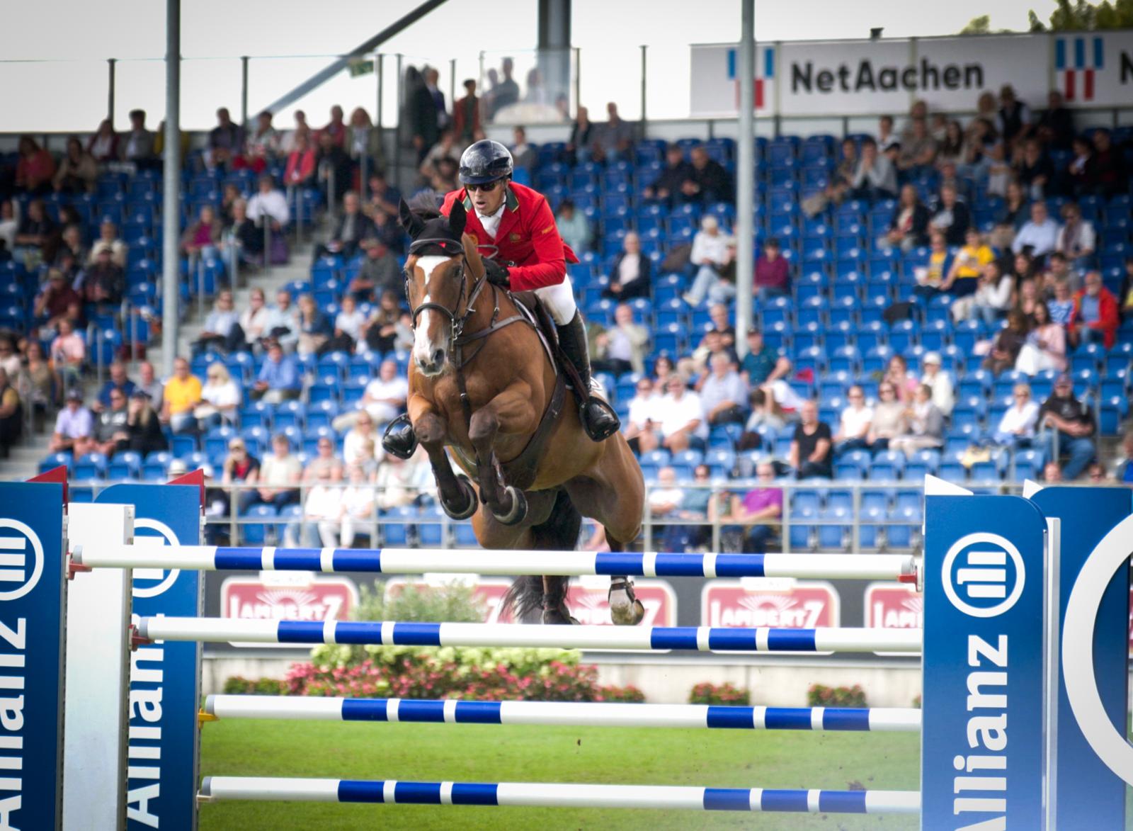 Ricardo Benzinho Karle Da Costa bei der Weltmeisterschaft in Aachen.
