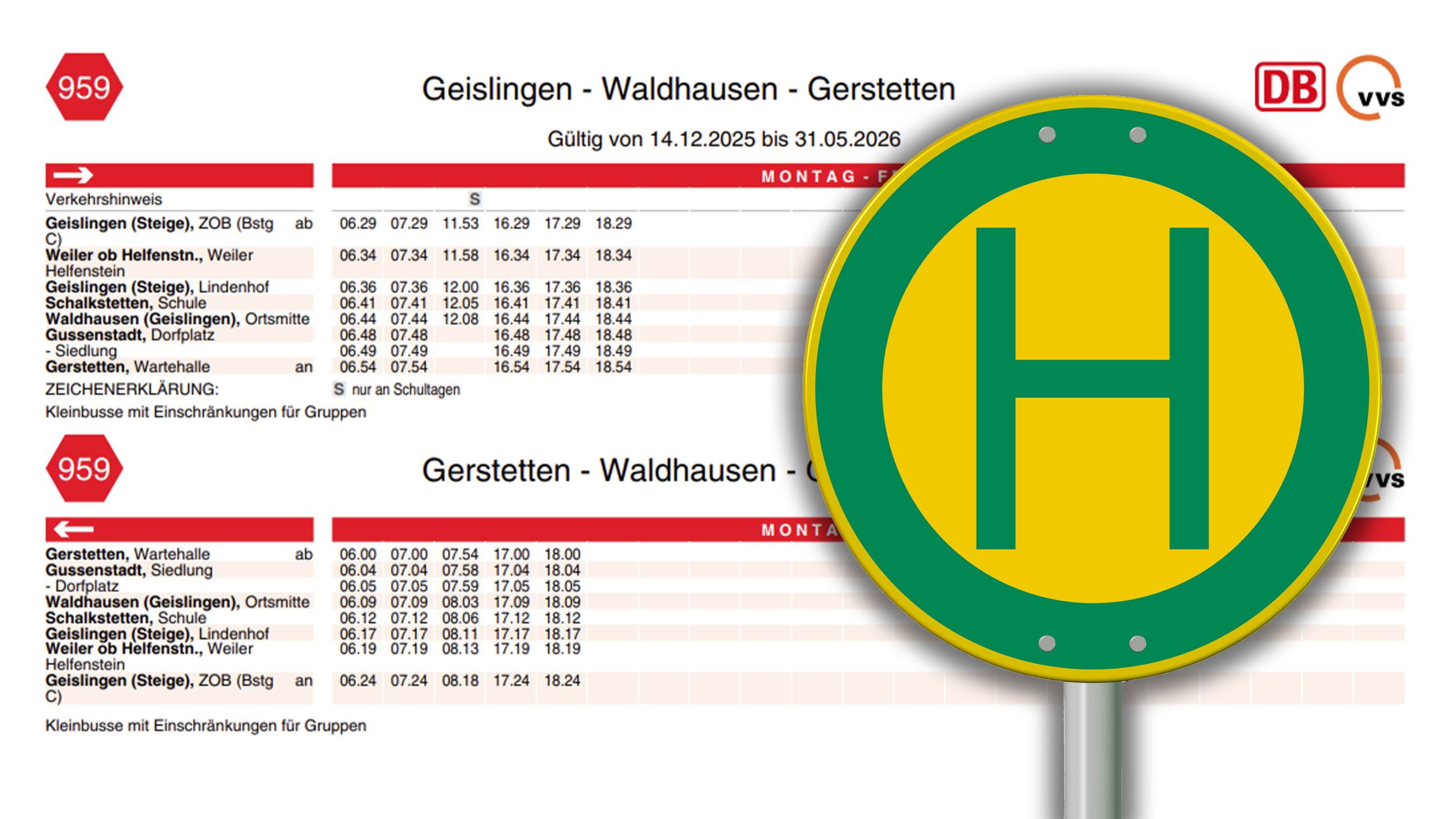 Die Linie 959 zwischen Gerstetten und Geislingen steht auf dem Prüfstand. Die Gemeinde will die Finanzierung ab 2027 nur unter veränderten Bedingungen fortsetzen.