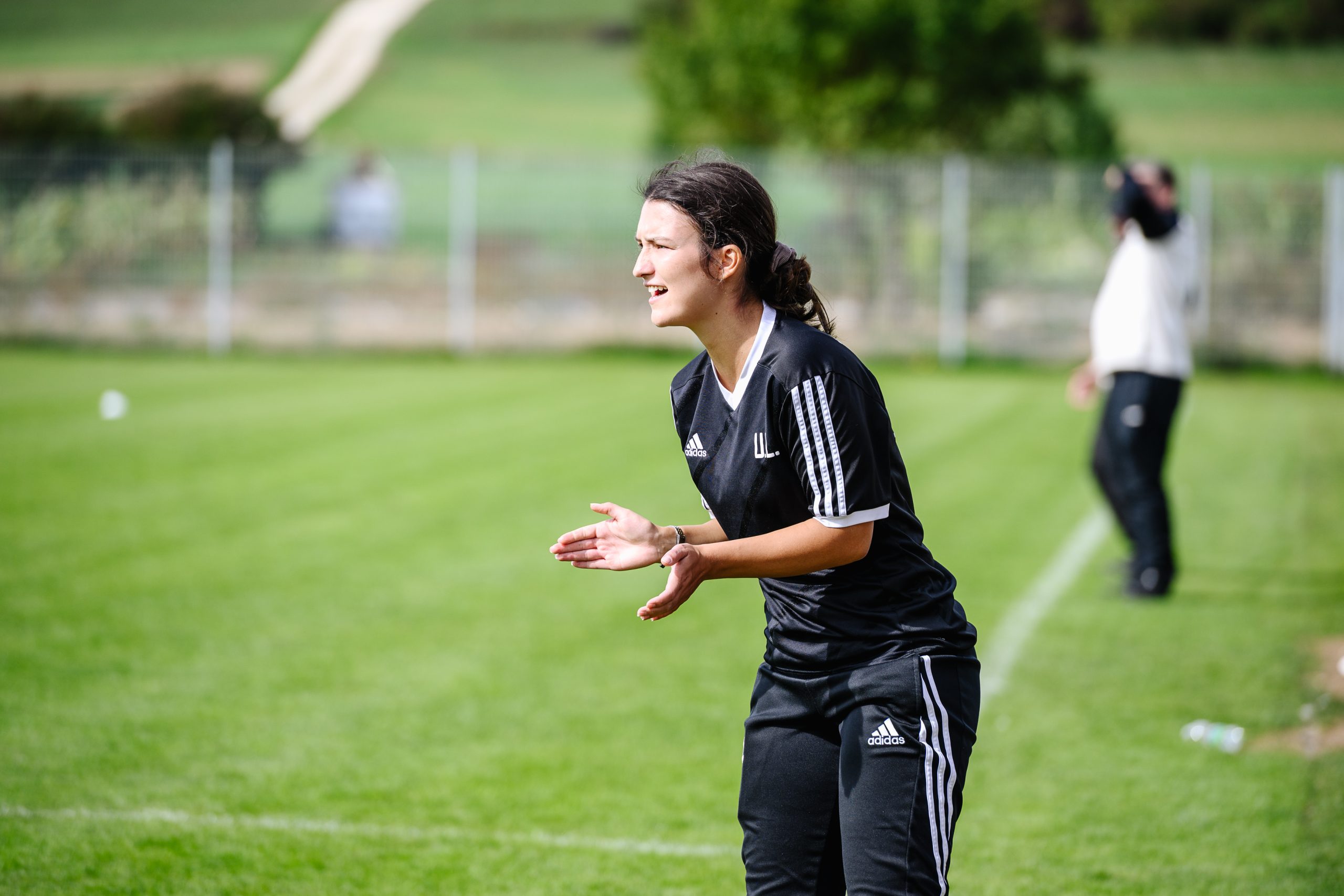 Antreiberin an der Seitenlinie: Vanessa Lindner ist neue Trainerin beim TV Steinheim.