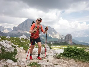 1000086251 In seinem Element: Der Ultratrail über 120 Kilometer durch die Dolomiten war einer der Höhepunkte seiner noch kurzen Laufkarriere.