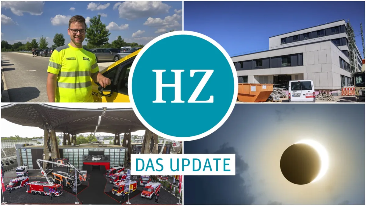 ADAC-Pannenhelfer, Psychosomatik für Kinder am Heidenheimer Klinikum, Feuerwehrausrüster Ziegler und Sonnenfinsternis beim Fußball. 
