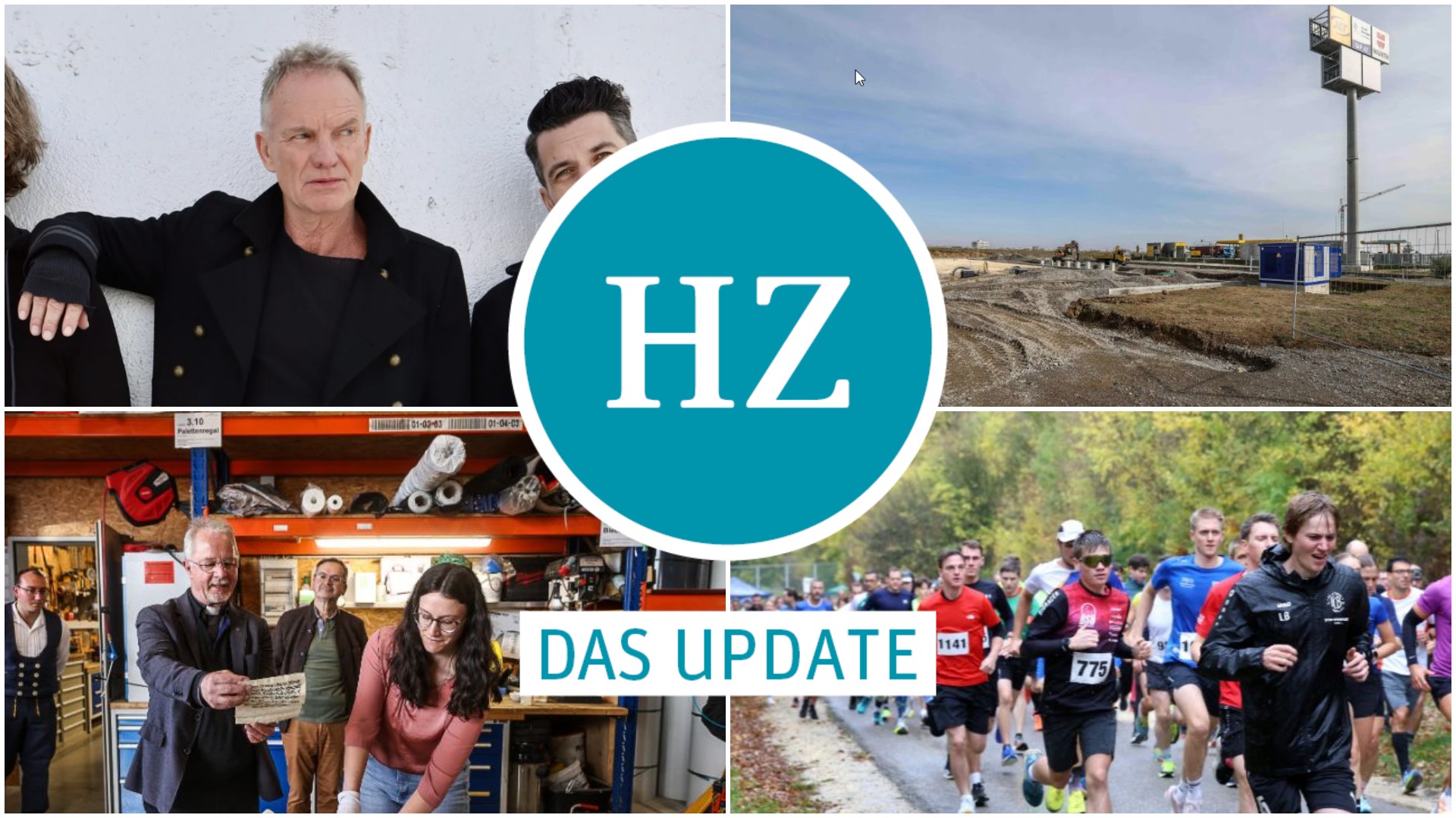 Superstar Sting, E-Ladesäulen an der Autobahn, Zeitkapsel in Oberstotzingen und Maultaschenlauf in Nattheim. 