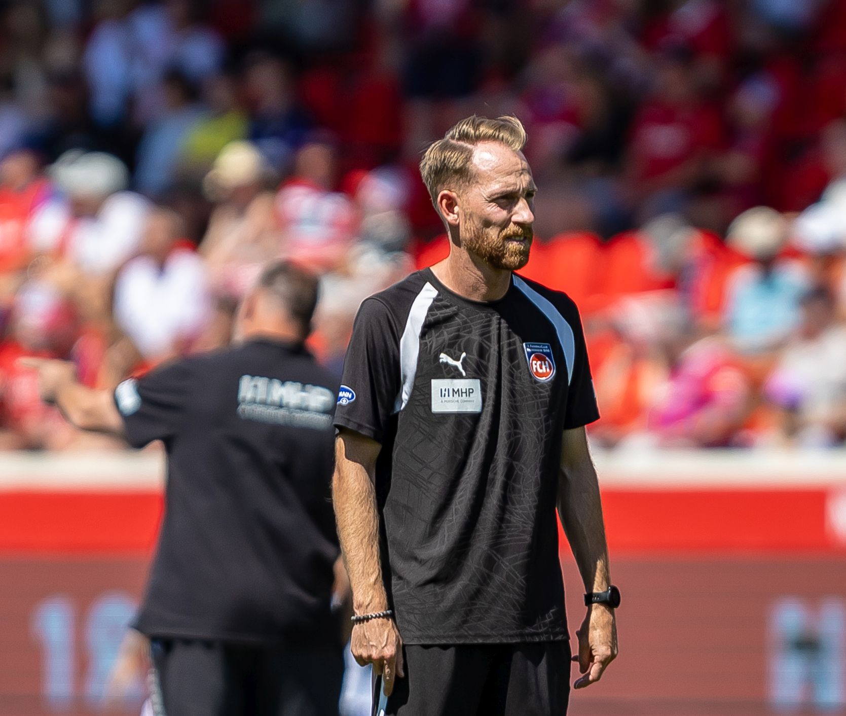Erstes Pflichtspiel als Co-Trainer des 1. FC Heidenheim: Marc Schnatterer.