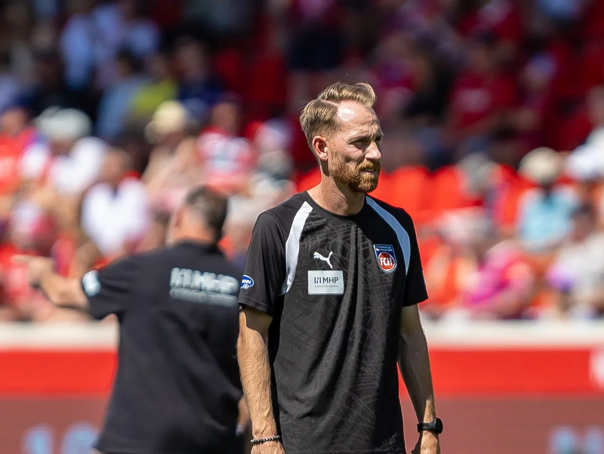 Erstes Pflichtspiel als Co-Trainer des 1. FC Heidenheim: Marc Schnatterer.