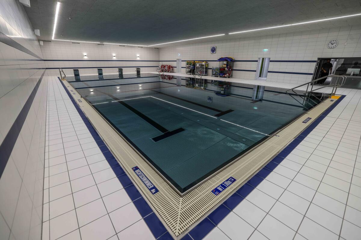 Jetzt wieder im Dauerbetrieb: das neue Hallenbad in der Walter-Schmid-Halle.