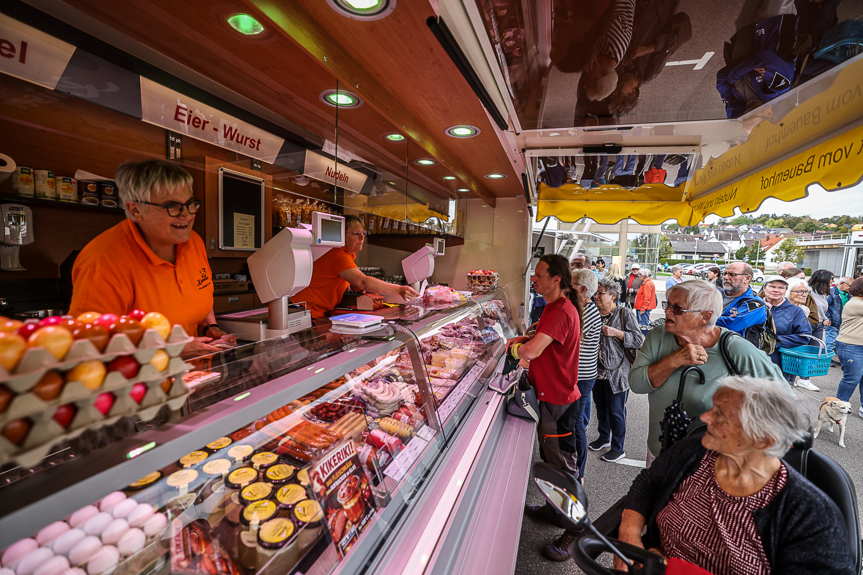 Herbrechtingen feiert 45 Jahre Wochenmarkt und 30 Jahre Bauernmarkt. Fotos: Rudi Penk