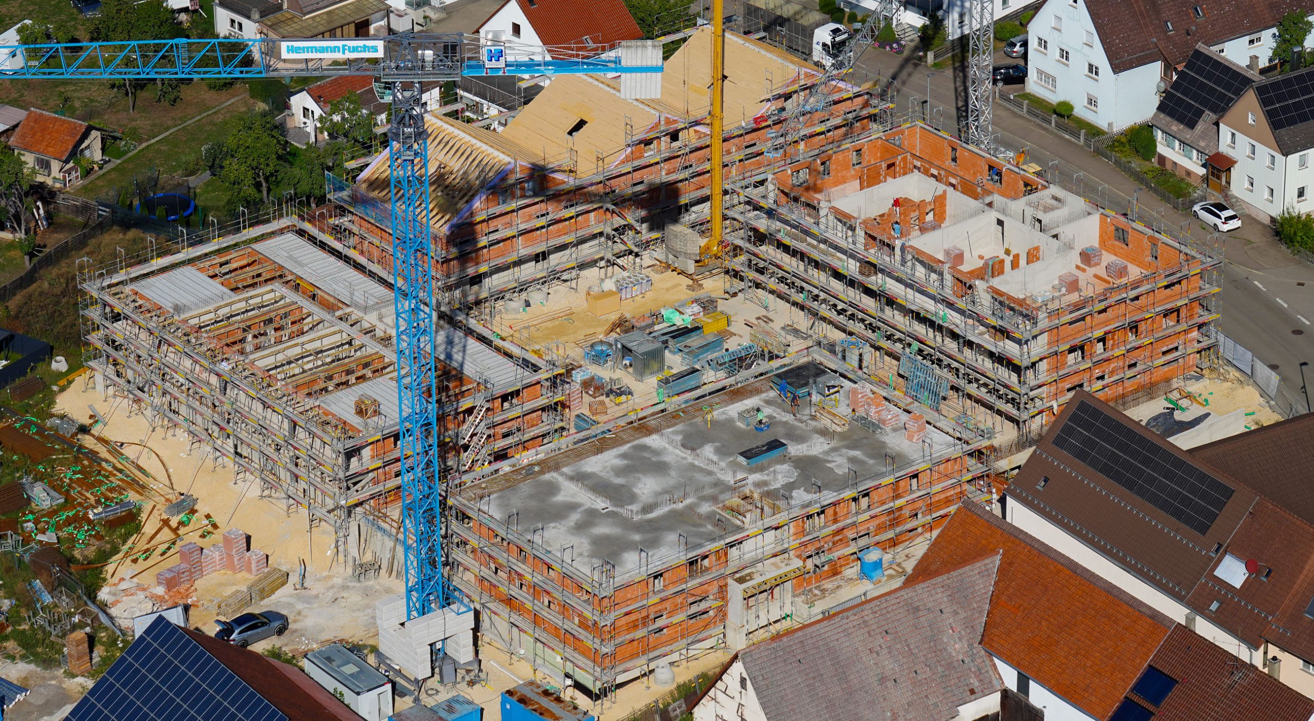 Der Bau an der Gerstetter Bismarckstraße ist zwar weit fortgeschritten, fertiggestellt wird hier aber später als geplant.
