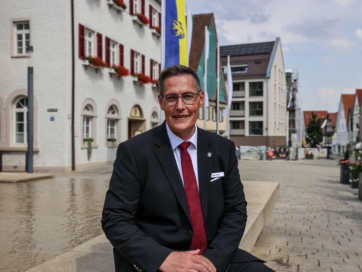 Hat schon die nächsten Aufgaben und Vorhaben im Blick: Giengens Oberbürgermeister Dieter Henle.