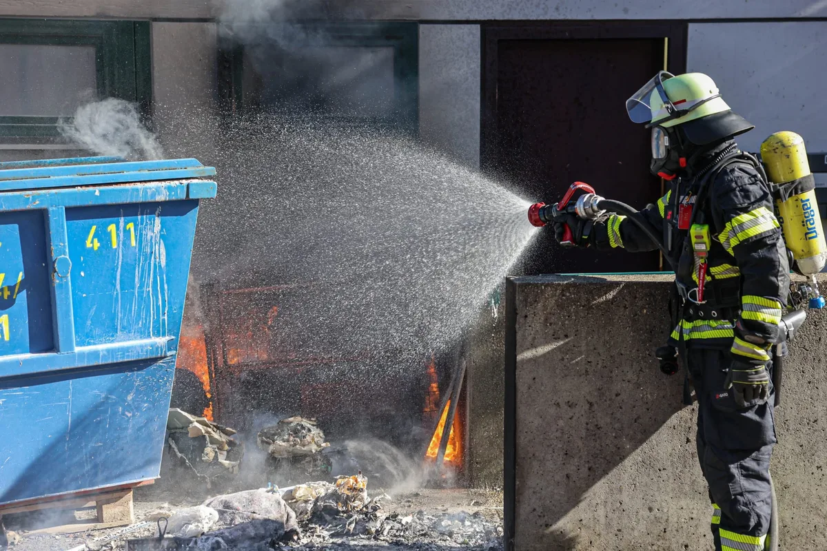 Feuerwehreinsatz am Freitagnachmittag in Heidenheim.