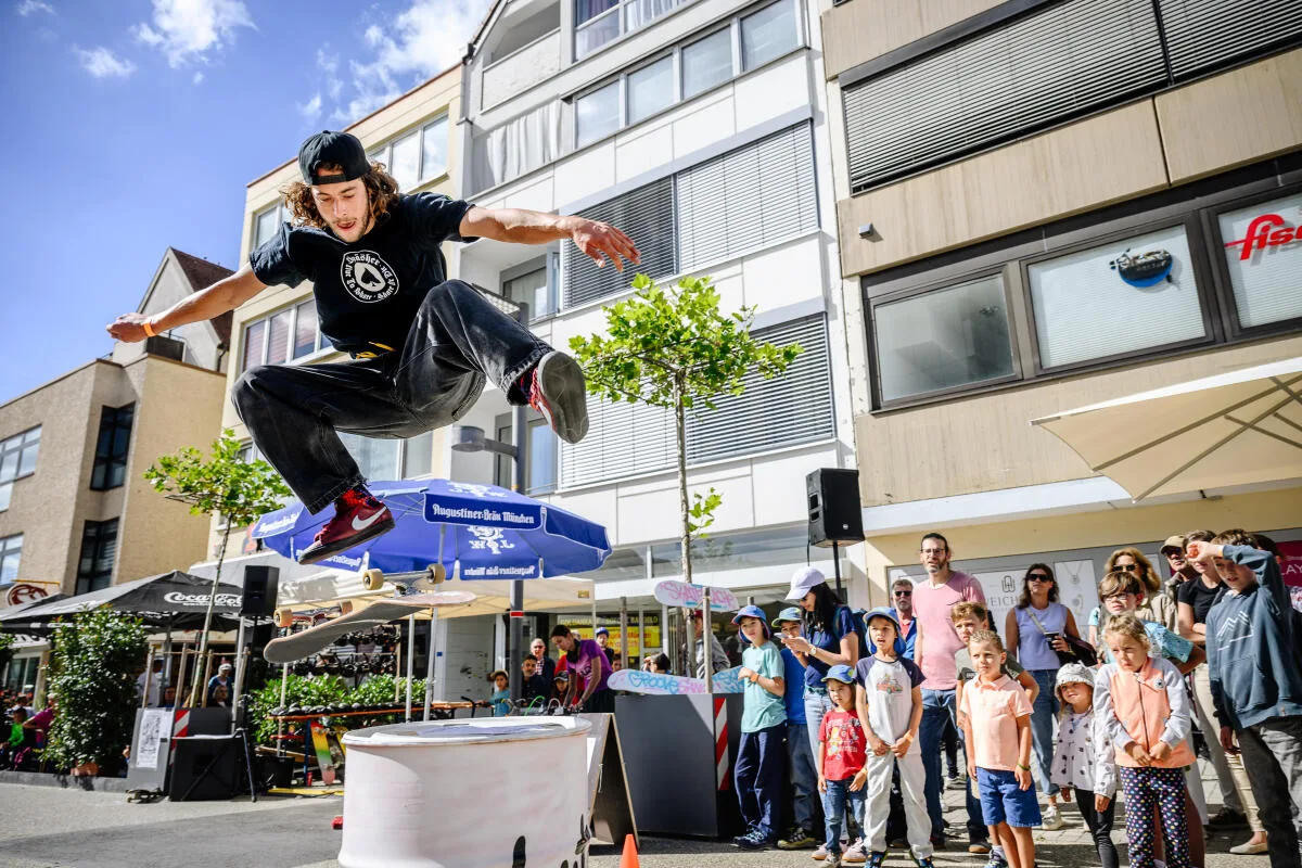 Skater-Festival Beim „Grab your Street“-Festival zeigten Skater ihre Tricks.