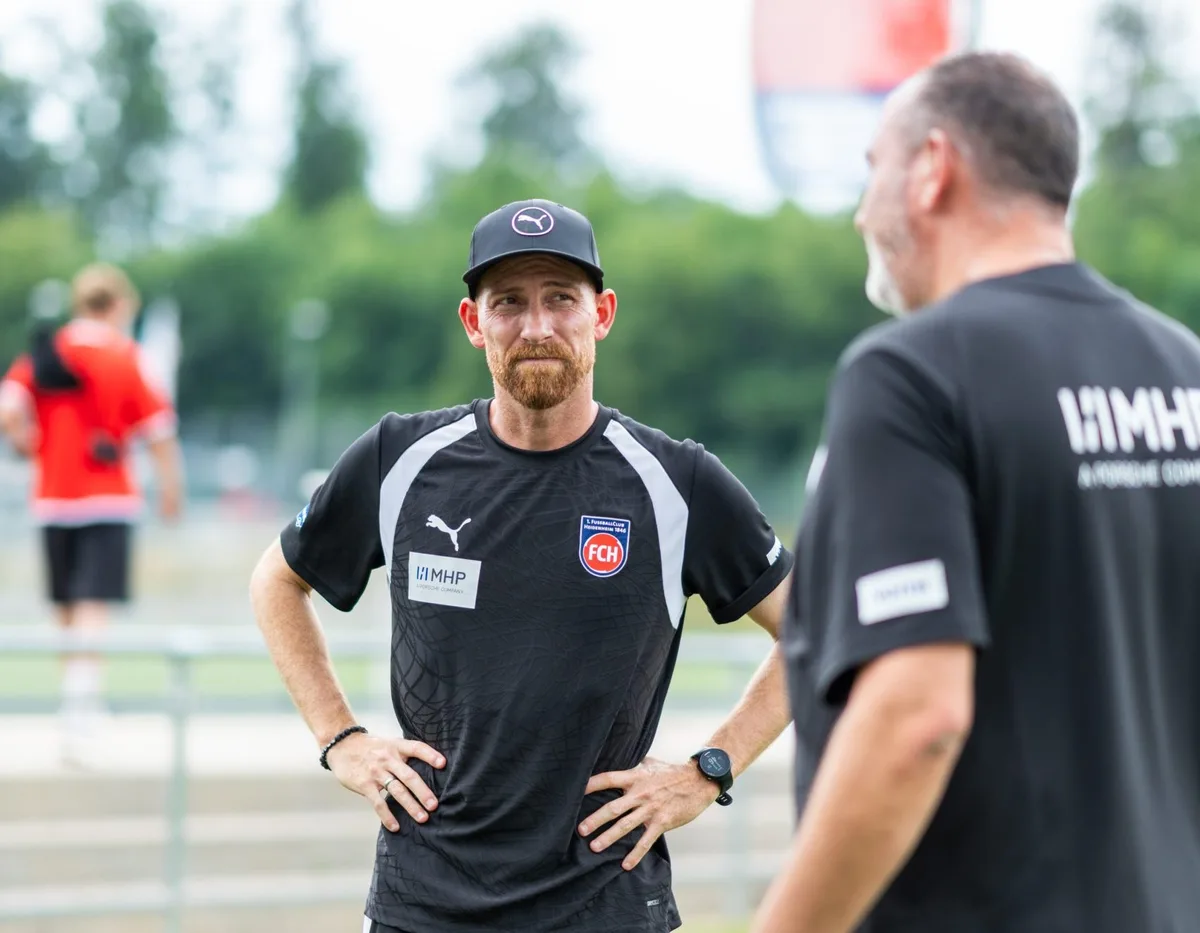 Die Rollen sind klar definiert: Marc Schnatterer soll als neuer Co-Trainer unter Frank Schmidt Erfahrungen sammeln.