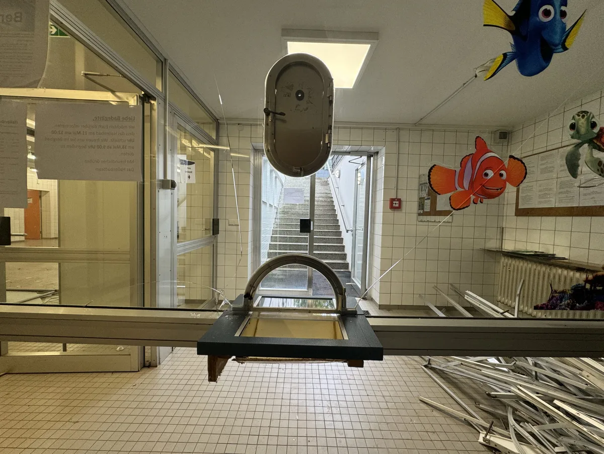 Ein letzter Blick ins Giengener Hallenbad vor der Modernisierung.