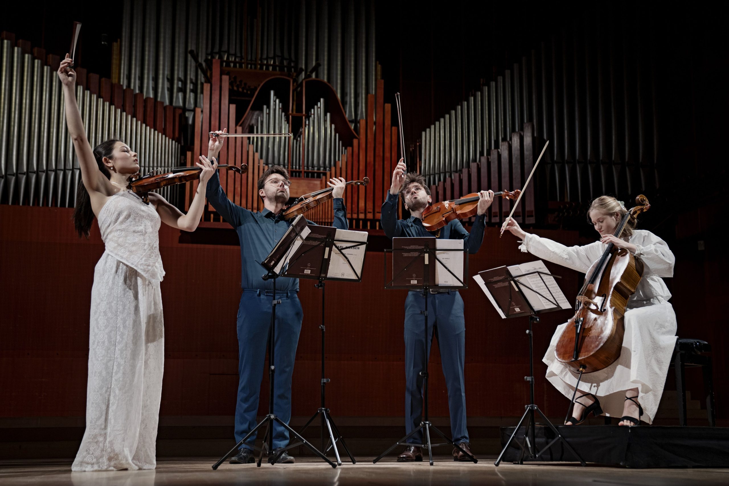 Klassik, Romantik und Moderne: Das „Novo Quartet“ ist auch in Heidenheim in allen Stilen zu Hause.