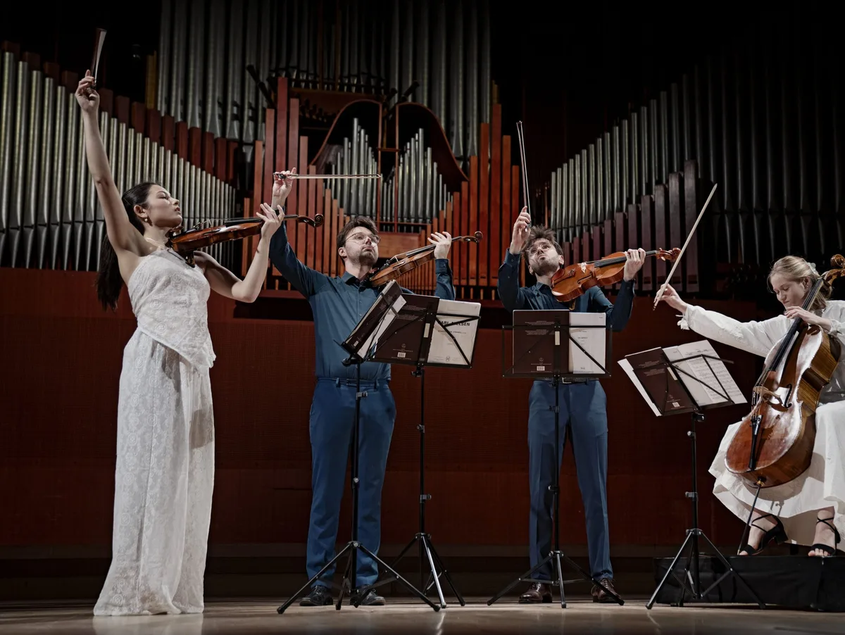 Klassik, Romantik und Moderne: Das „Novo Quartet“ ist auch in Heidenheim in allen Stilen zu Hause. Klassik, Romantik und Moderne: Das „Novo Quartet“ ist auch in Heidenheim in allen Stilen zu Hause.