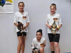 hobby1 Die drei EM-Teilnehmerinnen aus Gerstetten (von links): Luise Kuch, Oliwia Zydron und Aria Barth.