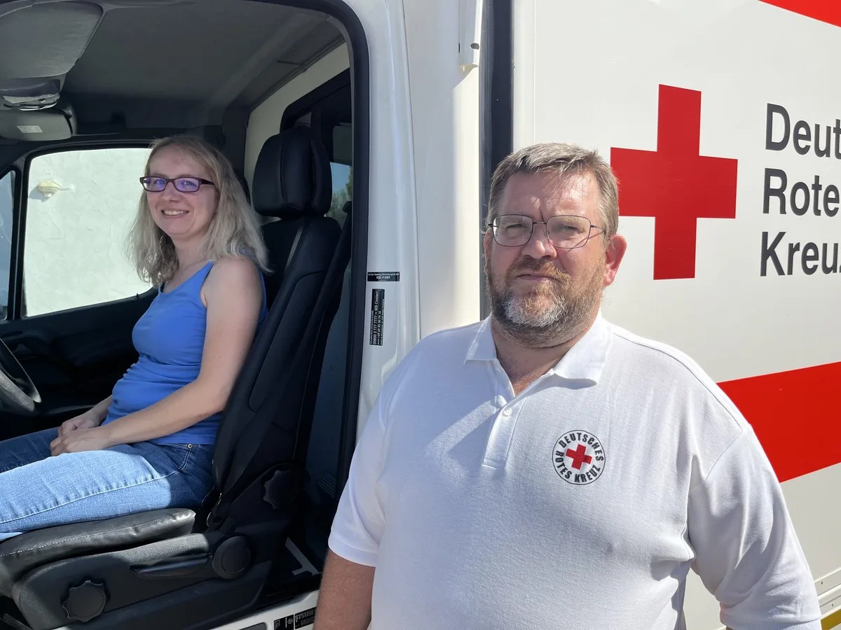 IMG_0476 Annika und Benjamin Binder können sich ein Leben ohne Engagement beim Deutschen Roten Kreuz gar nicht mehr vorstellen.