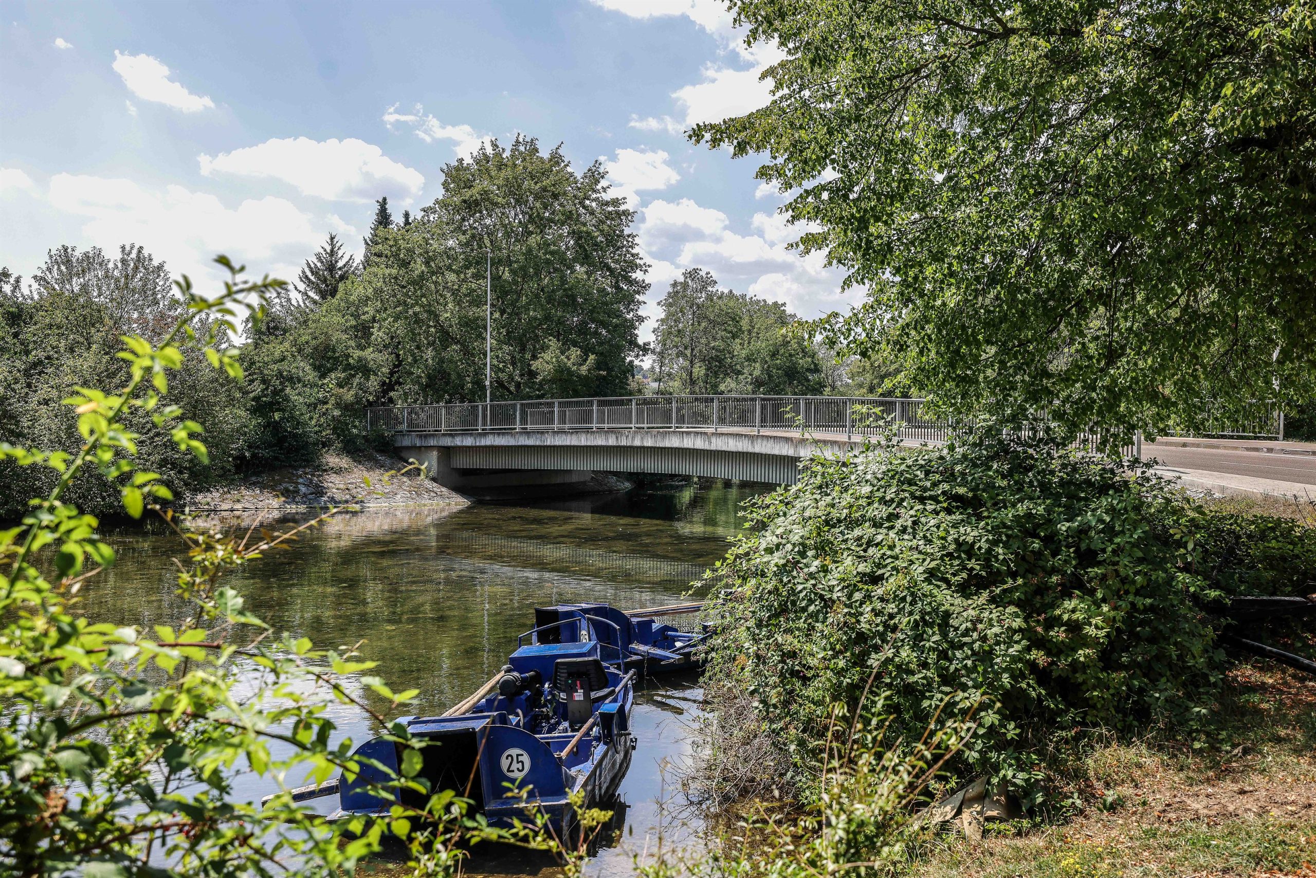 Bei einer Prüfung wurden an der Brenzbrücke erhebliche Mängel festgestellt. 