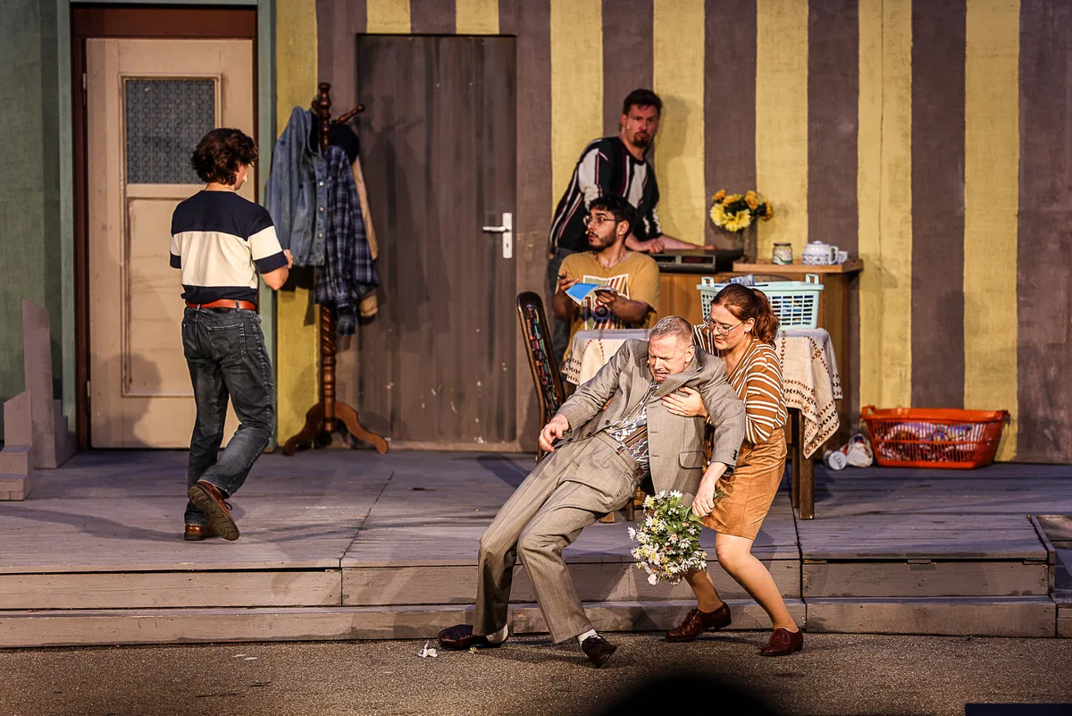 Premiere von „Good Bye, Lenin!“ im Naturtheater. Fotos: Rudi Penk