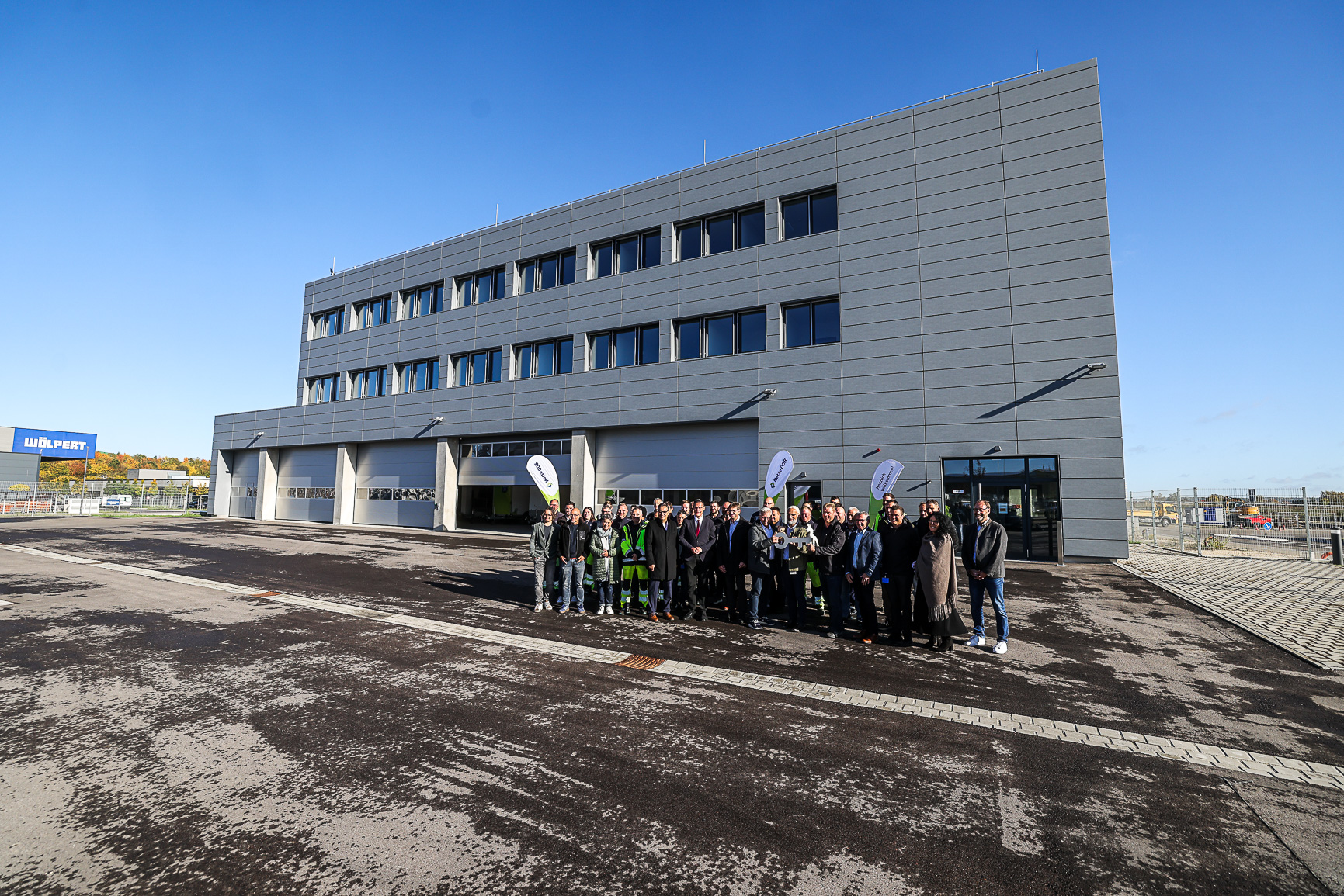 Netze ODR - Einweihung Bezirkszentrum am Industriepark A7. Fotos: Rudi Penk