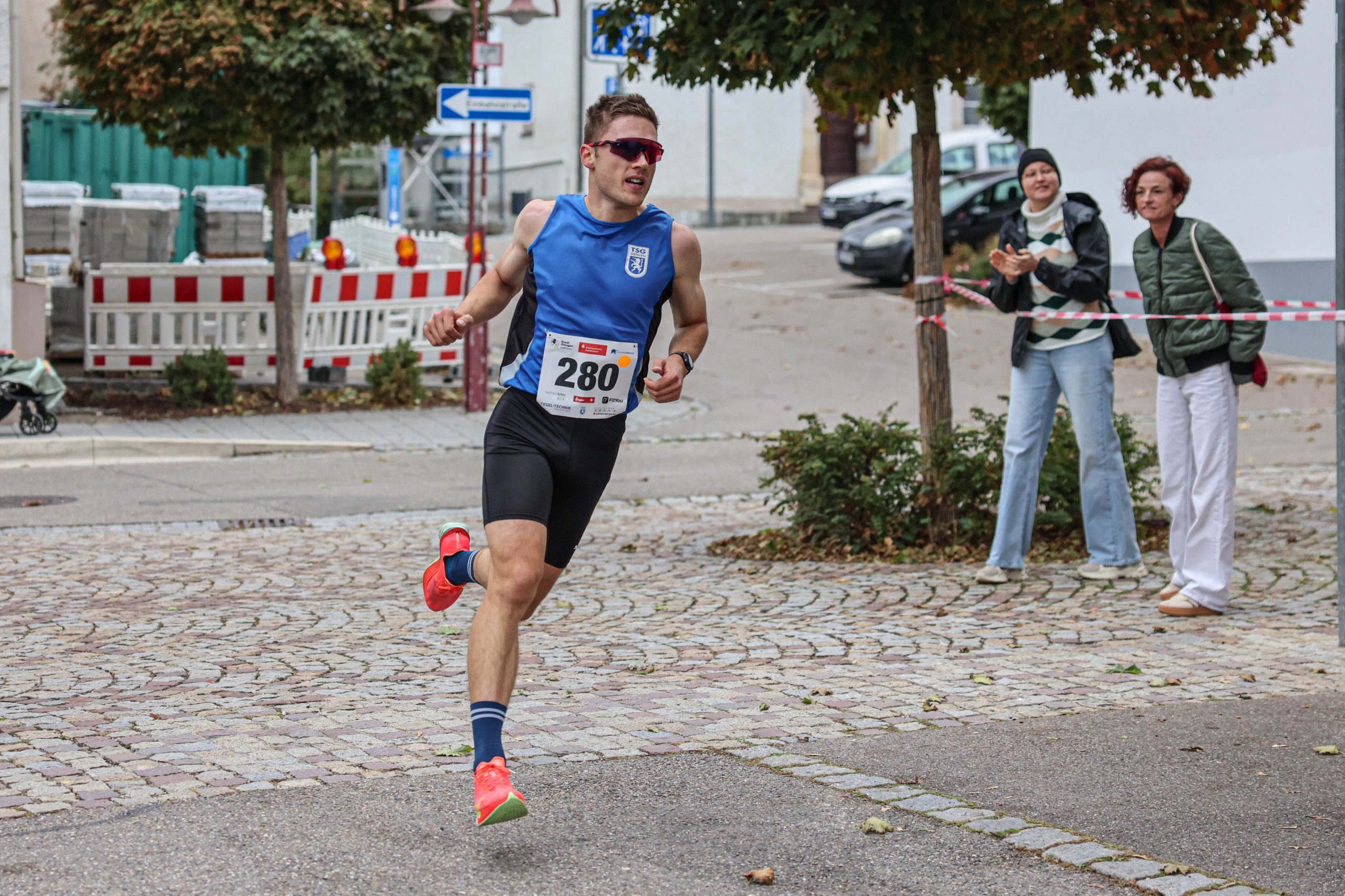 Auch in den Kurven schnell unterwegs: Sascha Baß von der TSG Giengen feierte über fünf Kilometer einen überzeugenden Heimsieg.