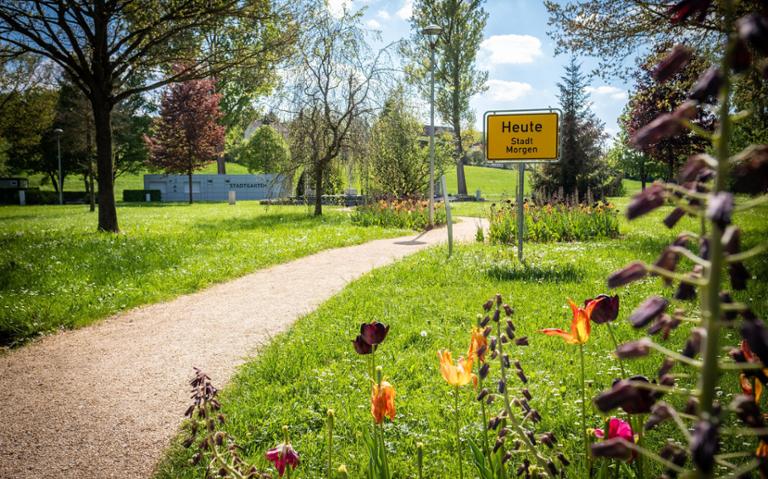 Der Neresheimer Stadtgarten ist Ausgangspunkt für die Idee, sich um eine kleine Gartenschau zu bewerben.