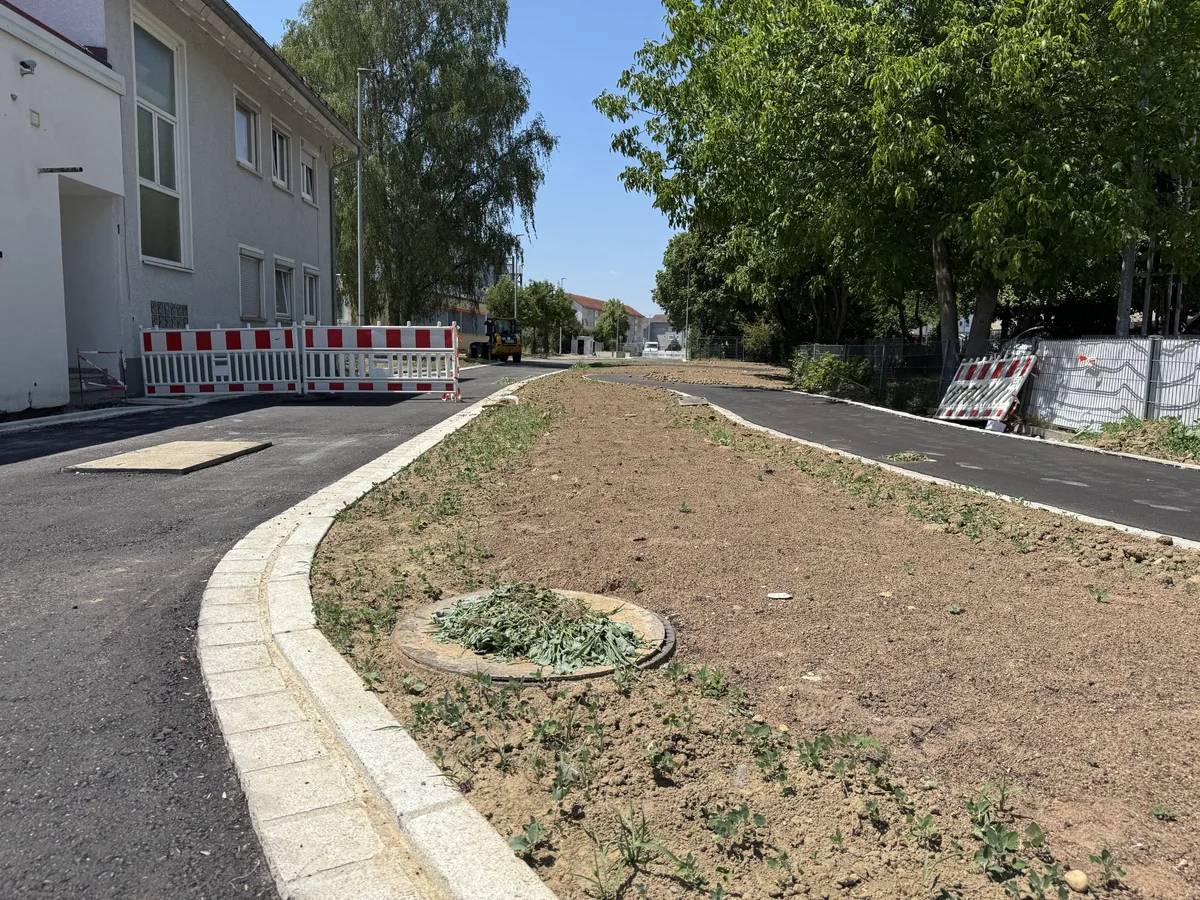 Bald wieder geöffnet: die Friedrich-List-Straße.
