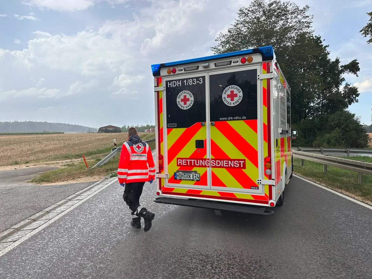 Zwischen Heuchlingen und Heldenfingen kam es am Mittwochnachmittag zu einem Unfall. 