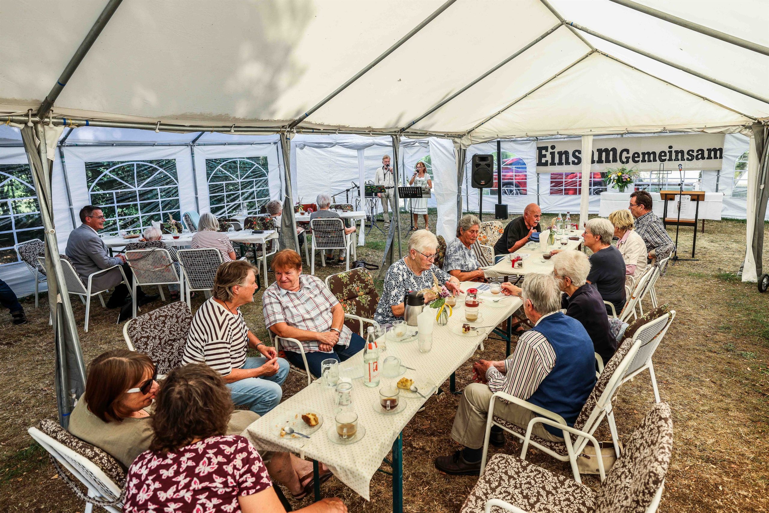 Gemeinsam statt einsam: Im Garten auf dem Bruckersberg findet die 53. Stadtranderholung für Seniorinnen und Senioren statt.