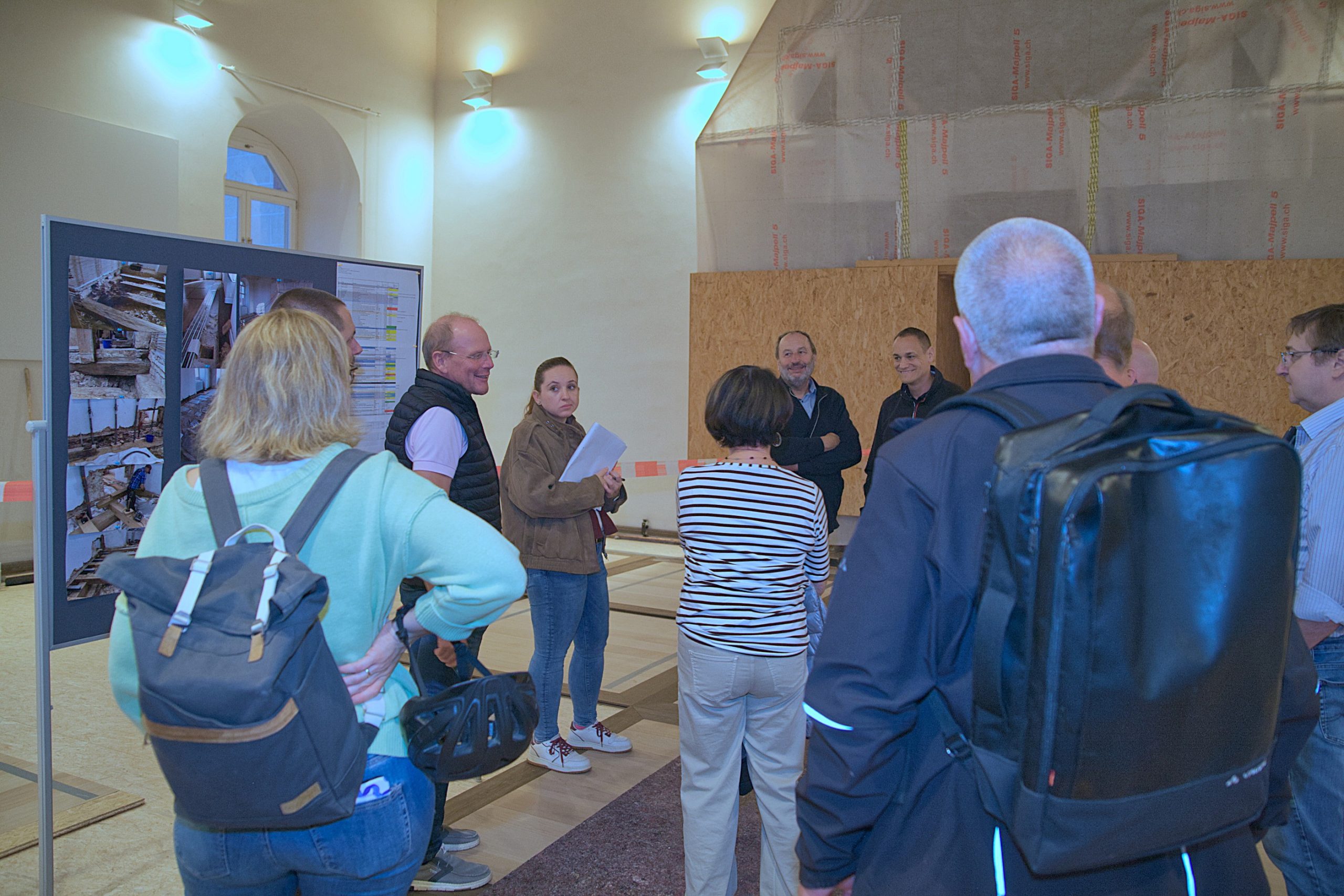 Der Technische Ausschuss des Gemeinderates der Gemeinde Sontheim informierte sich in seiner jüngsten Sitzung über den aktuellen Stand der Sanierungsarbeiten im Schloss Brenz.