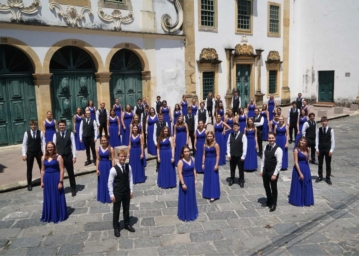 Bild 15 57 Sängerinnen und Sänger des Neuen Kammerchors aus Heidenheim waren auf Konzertreise in Brasilien.