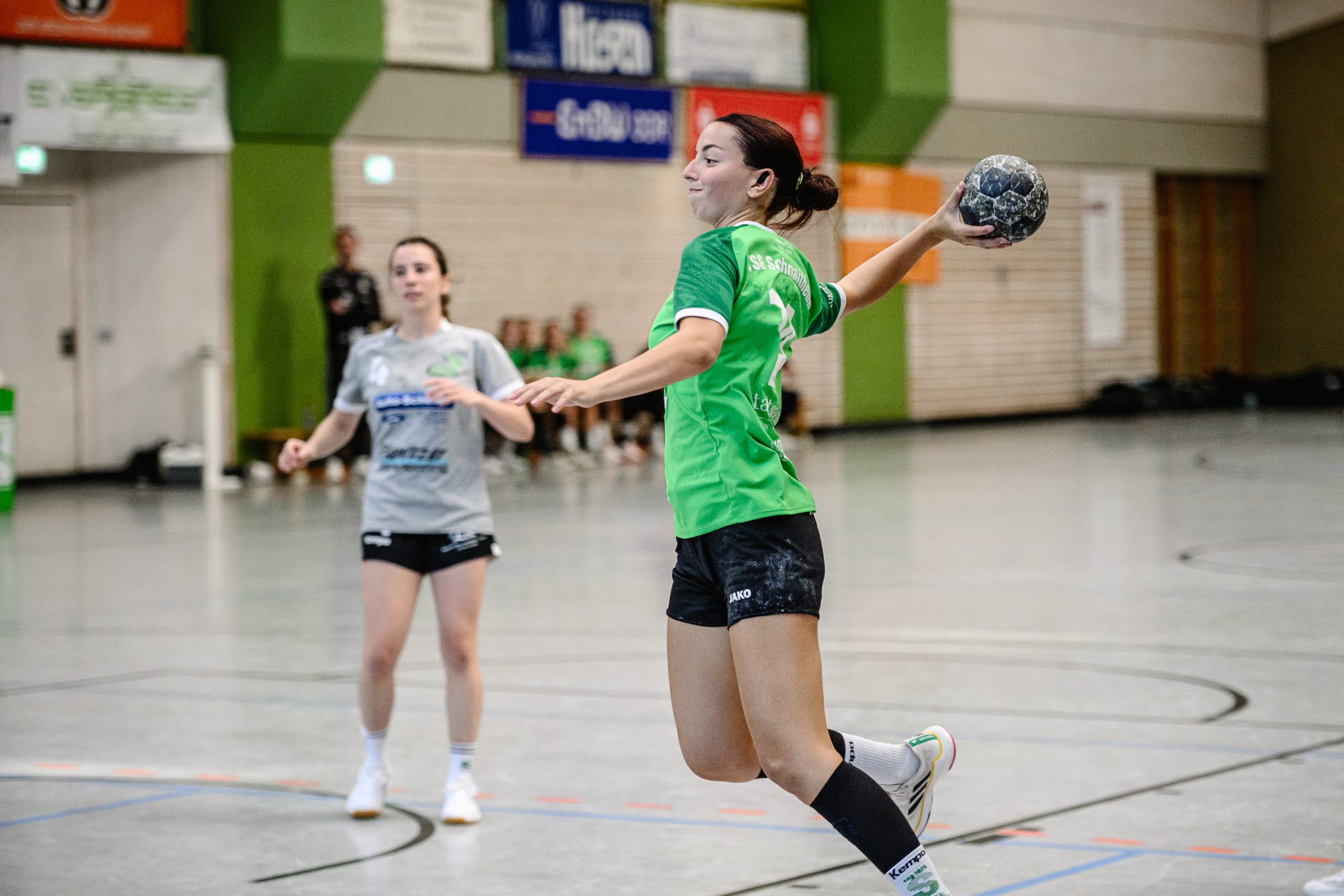 Die Handballerinnen der TSG Schnaitheim um Carina Schmeißer zeigen in der Verbandsliga weiter starke Leistungen.