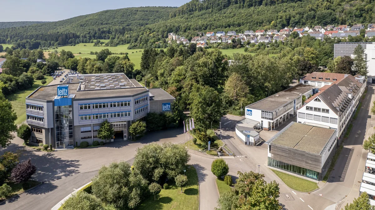 Abb. 3 Seit 1876 befindet sich die Unternehmenszentrale von Leitz in Oberkochen, mittlerweile an der Leitzstraße.