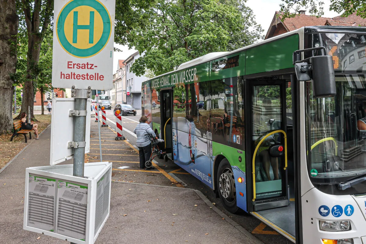 Die Interims-Haltestelle in der Heidenheimer Bahnhofstraße soll, wie drei andere auch, barrierefrei umgebaut werden.