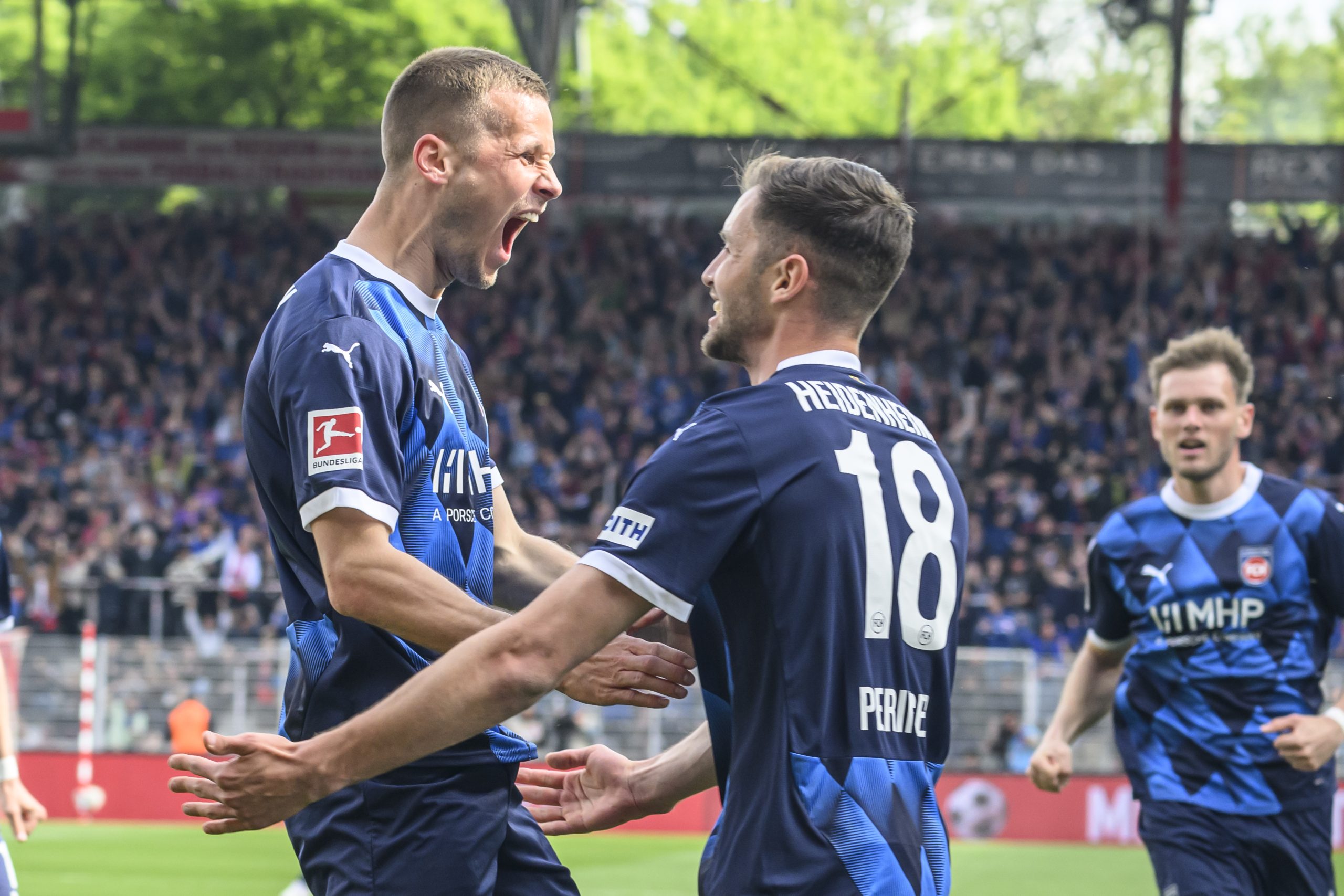 Gemeinsam für den 1.&nbsp;FC Heidenheim: Adrian Beck (links) und Marvin Pieringer.