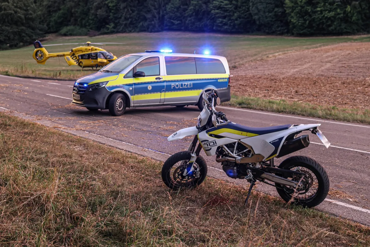 Am Mittwochabend kam es zwischen Sontheimer Wirtshäusle und Gerstetten zu einem Verkehrsunfall, bei dem ein Motorradfahrer schwer verletzt wurde.