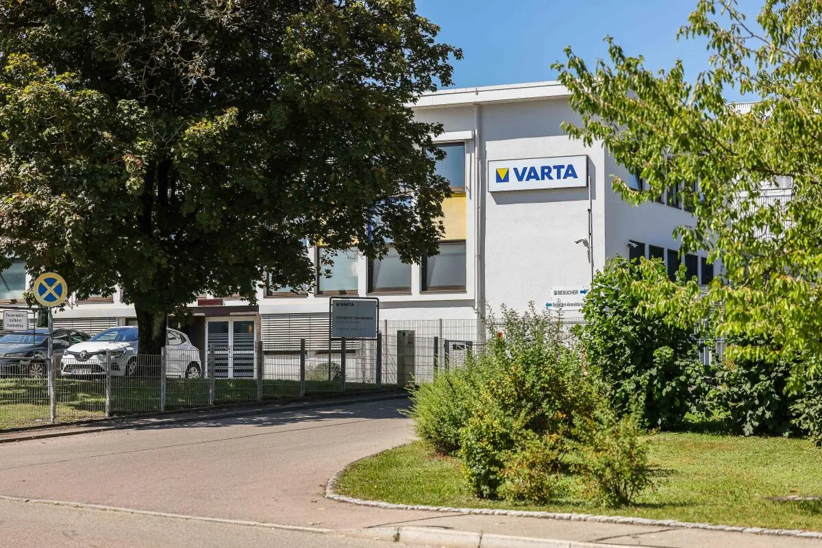 Das Varta-Werk in Dischingen. 