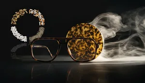 Celion +Brille Das Granulat wird zu Platten eingeschmolzen und eingefärbt. Aus den Platten wird dann die Brille ausgefräst.