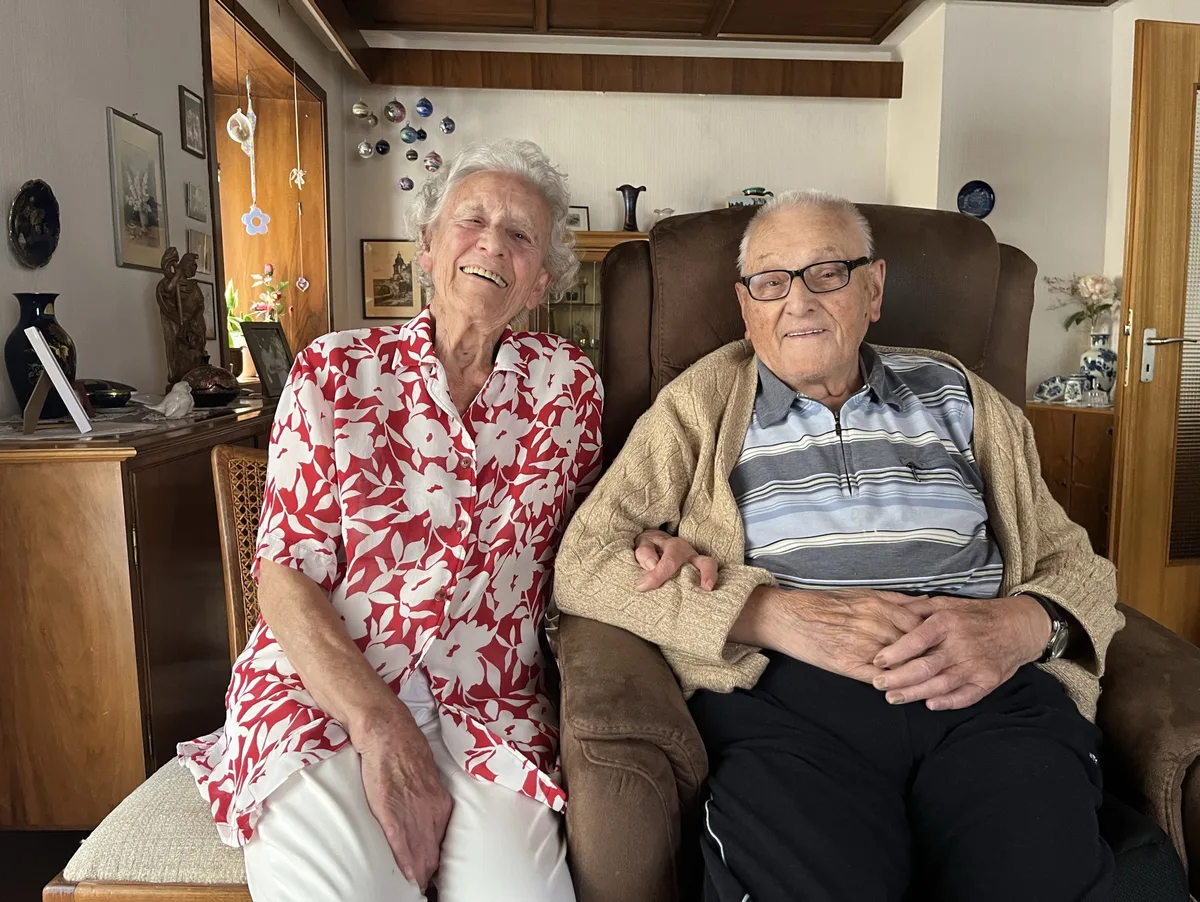 Gnadenhochzeit Schweikhardt Isolde und Karl Heinrich gaben sich vor 70 Jahren, am 8. September 1956, in Heidenheim das Ja-Wort.