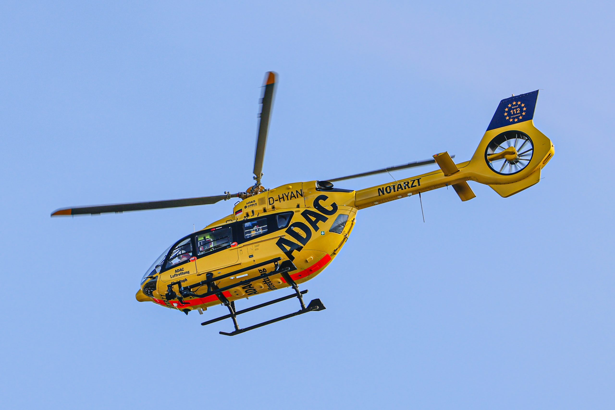 Rettungshubschrauber im Einsatz